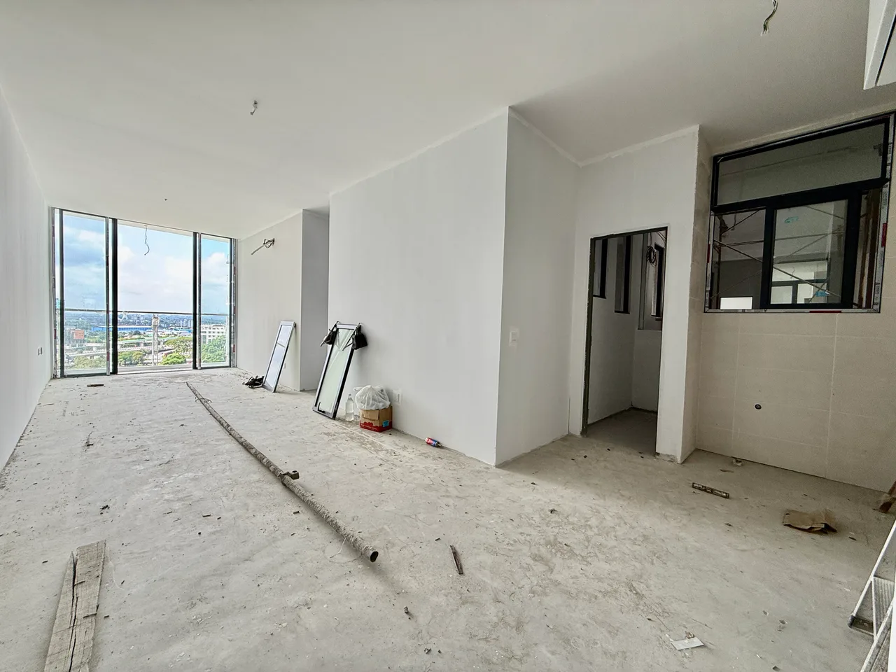 Airport and Pool View, 3 Rooms, The Rise Residence