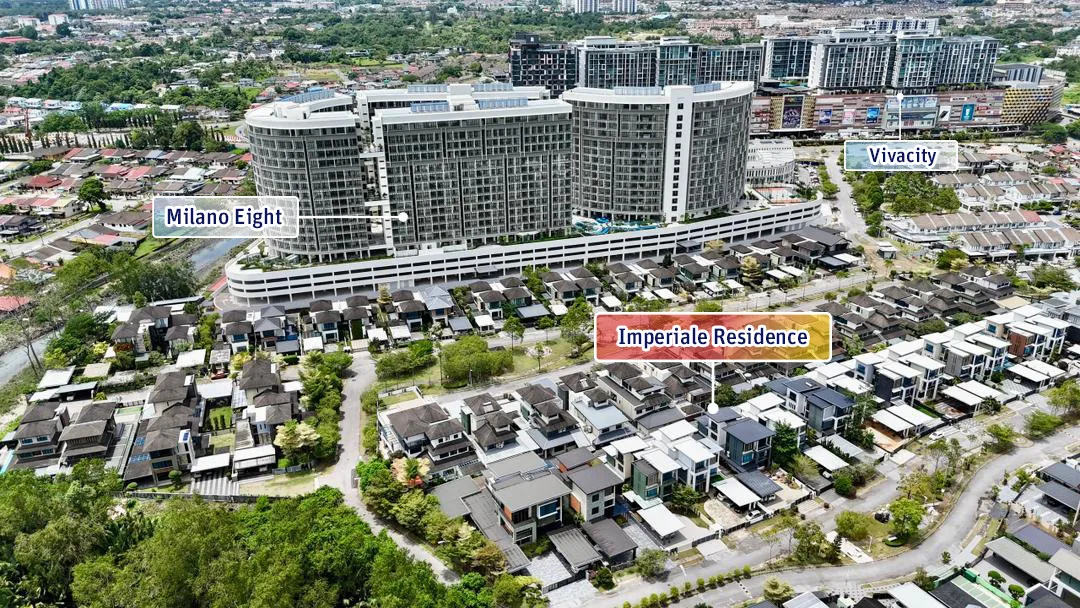 3 Storey Linked Bungalow, Imperiale Residence, opposite Vivacity