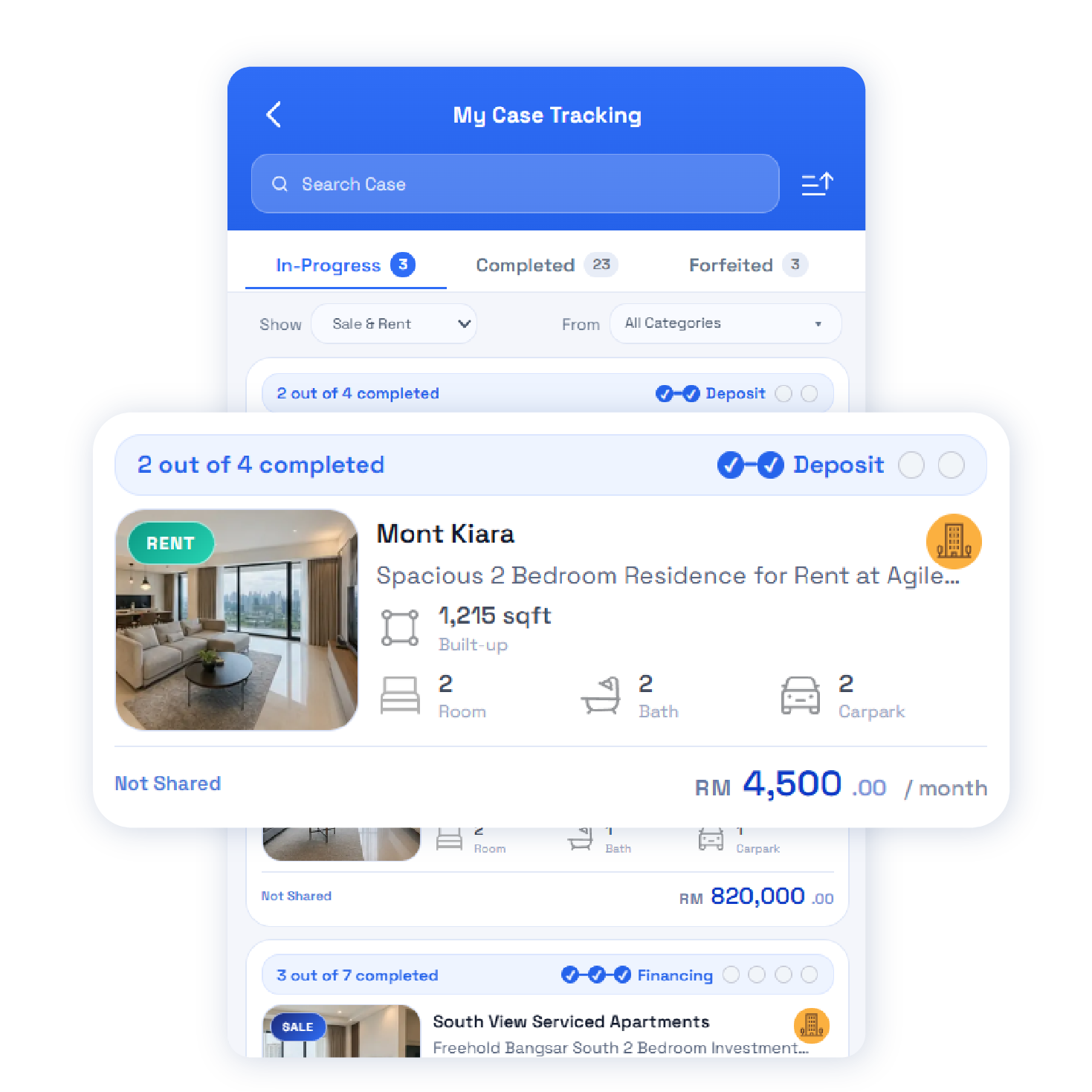 iAgentMY case tracking workflow